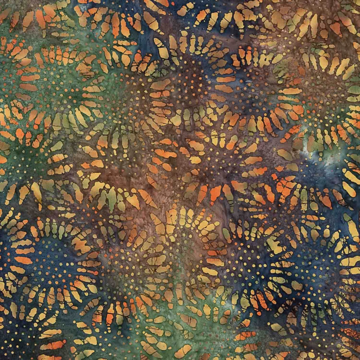 Popeline Batik Himba Multicolore - Ribes y Casals