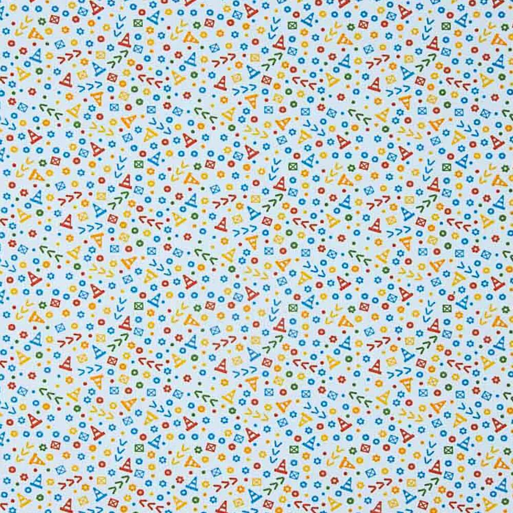 Popelín Algodón Grama Celeste - Ribes y Casals