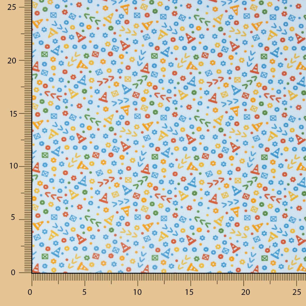 Popelín Algodón Grama Celeste - Ribes y Casals
