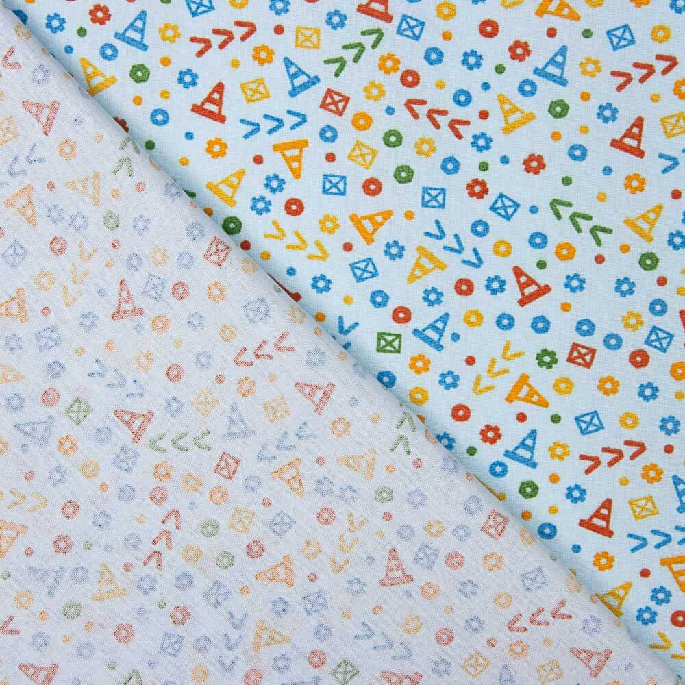 Popelín Algodón Grama Celeste - Ribes y Casals