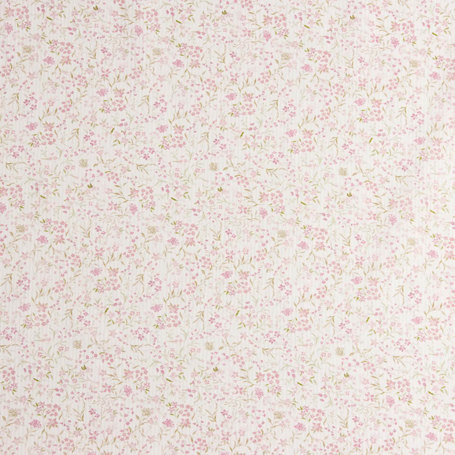 Popeline de coton vintage à fleurs roses - Ribes y Casals