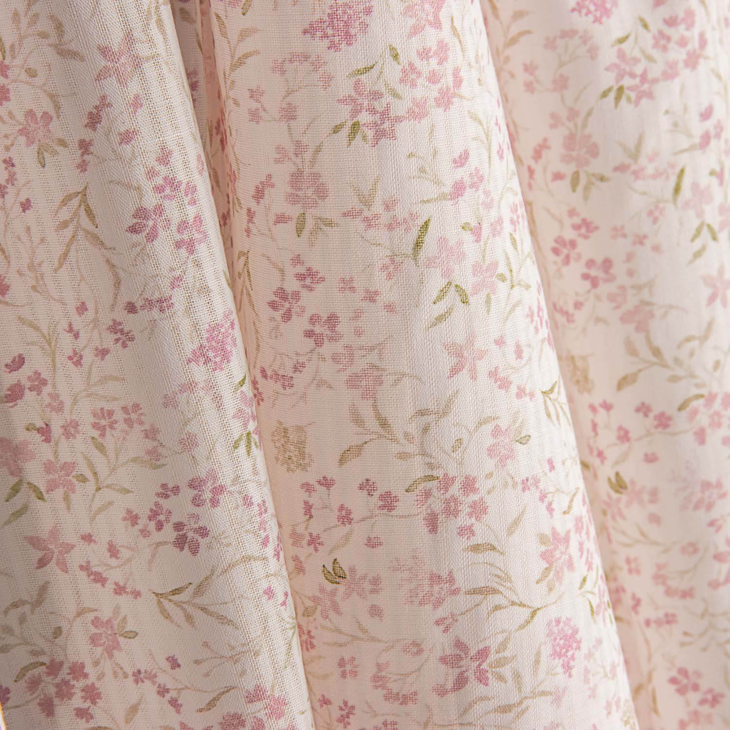 Popeline de coton vintage à fleurs roses - Ribes y Casals