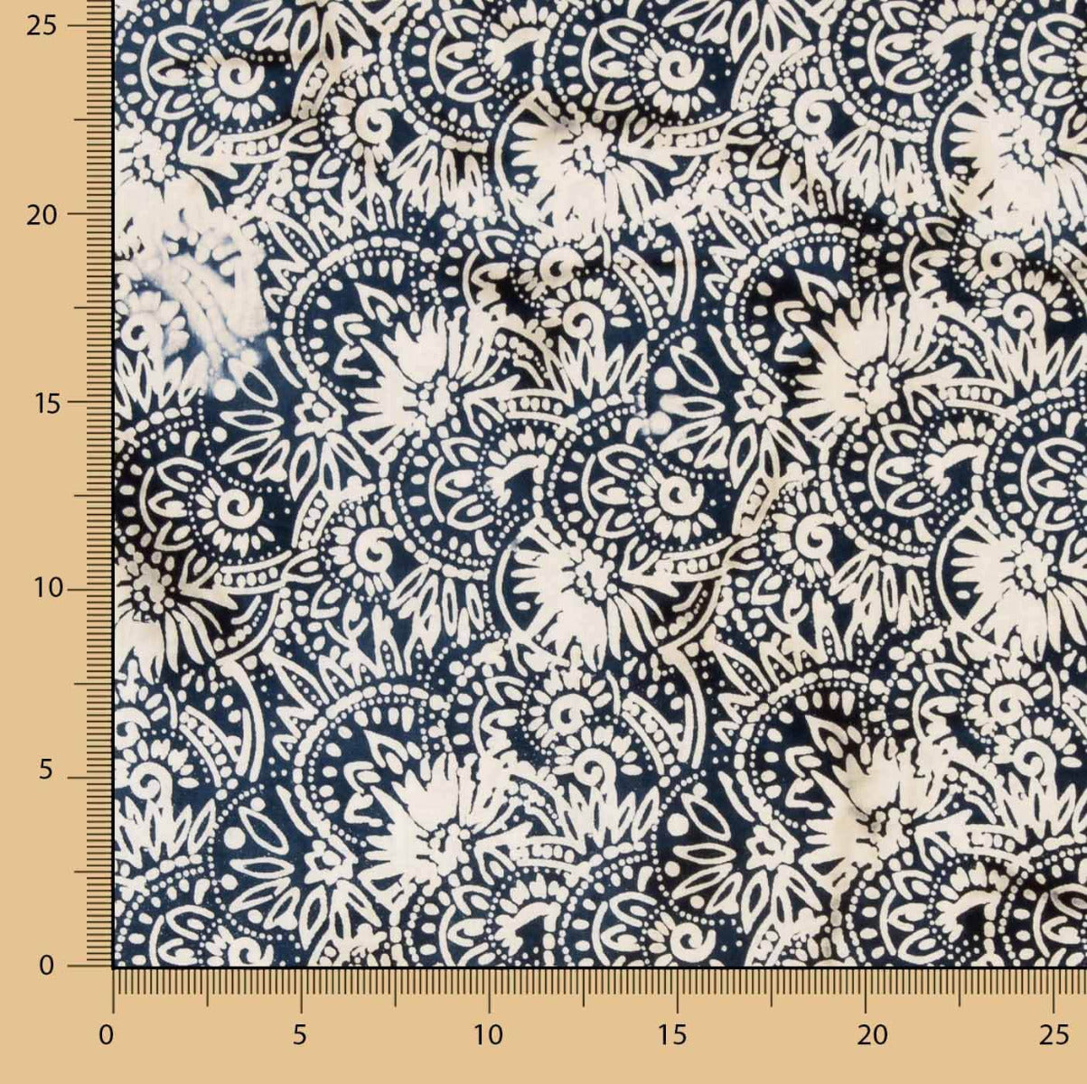 Popeline Batik Dakar Marine - Ribes y Casals