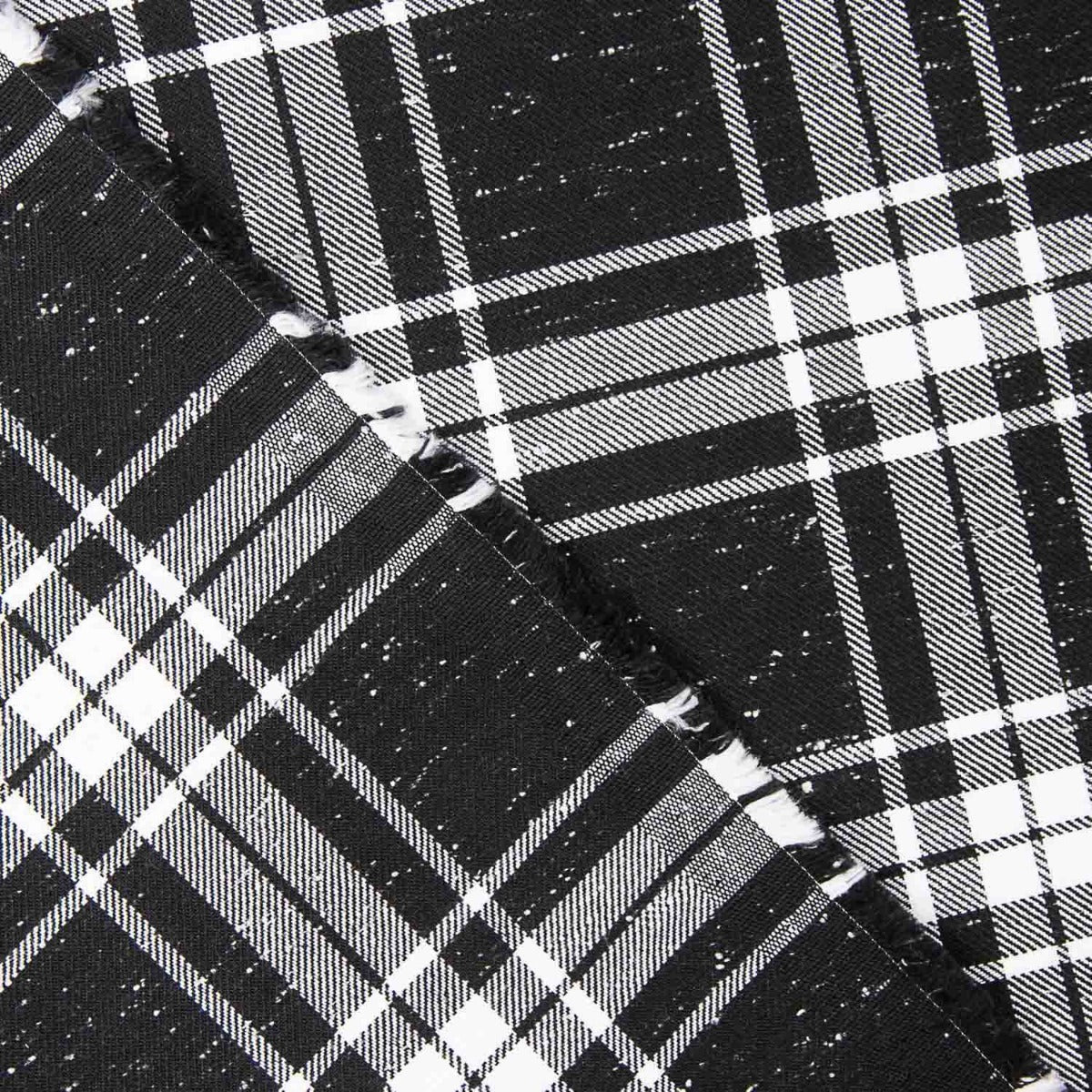 Tissu de flanelle de coton vichy chiné - Ribes y Casals