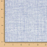 Popeline de coton effet lin bleu - Ribes y Casals