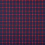 Tissu de flanelle de coton à carreaux bleus et rouges - Ribes y Casals