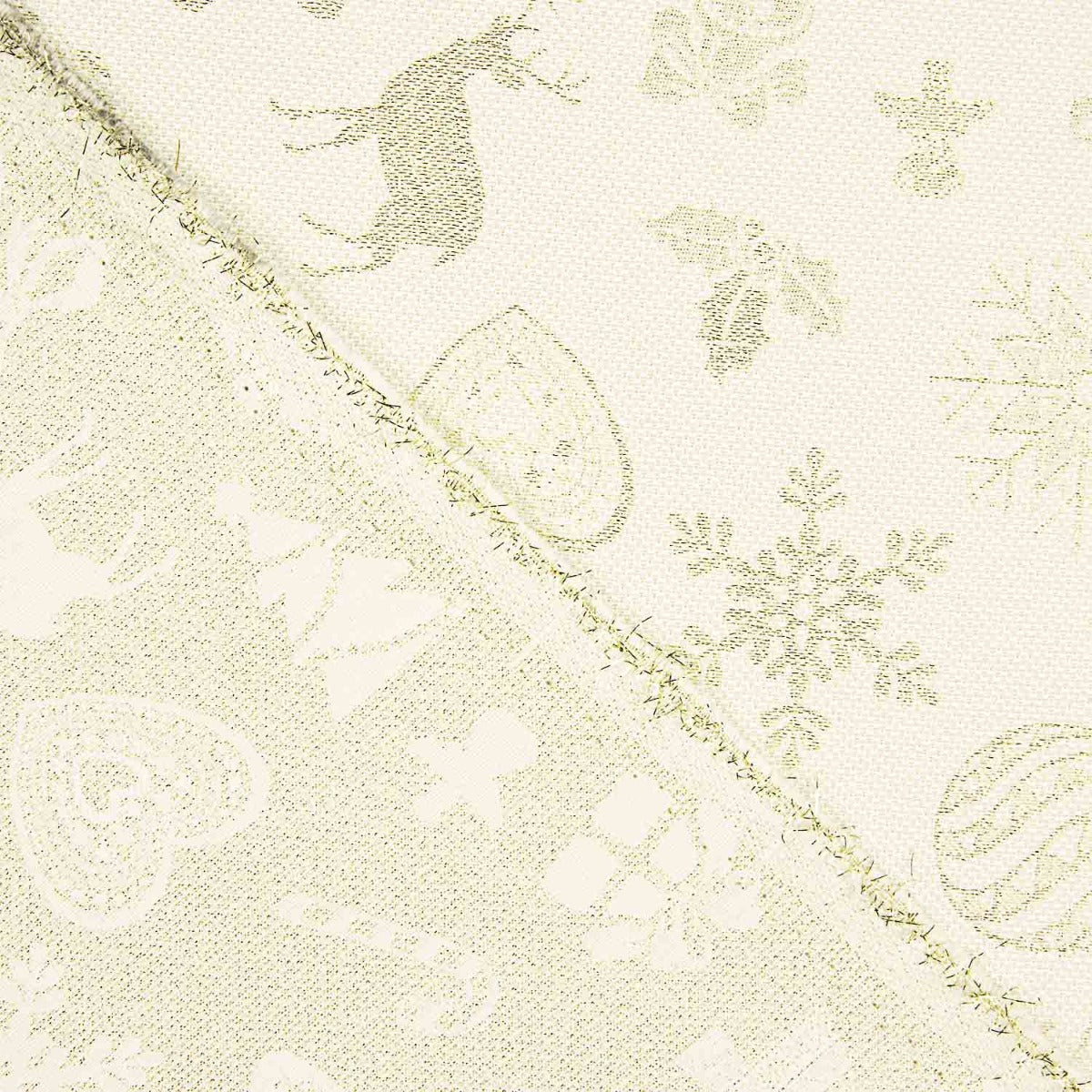 Toile de Noël avec Lurex Doré - Ribes y Casals