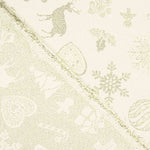 Toile de Noël avec Lurex Doré - Ribes y Casals