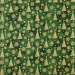 Popeline Noël Vert Sapin - Ribes y Casals