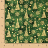 Popeline Noël Vert Sapin - Ribes y Casals