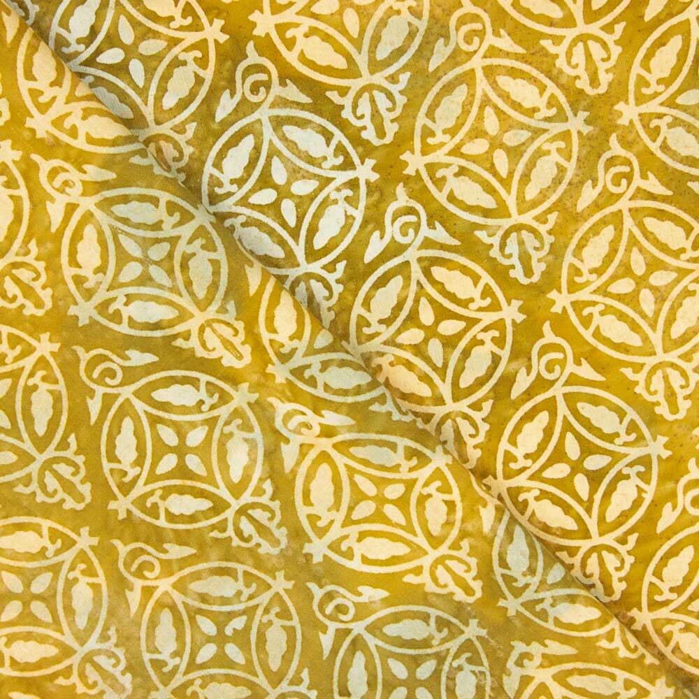 Popeline Batik Nairobi Ocre - Ribes y Casals