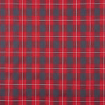 Tissu de flanelle de coton écossais rouge et gris - Ribes y Casals