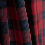Tissu de flanelle de coton à carreaux rouges et noirs - Ribes y Casals
