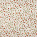Coton Imprimé Fleurs Grace Corail - Ribes y Casals