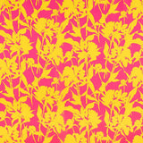 Satin imprimé ombre rose-jaune - Ribes y Casals