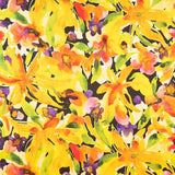 Imprimé satin Jaune Explosion - Ribes y Casals