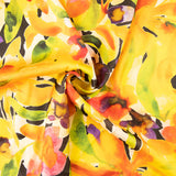Imprimé satin Jaune Explosion - Ribes y Casals