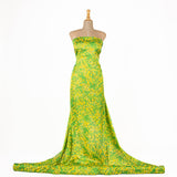 Imprimé satin Jaune Jardin - Ribes y Casals
