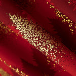 Popeline Noël Rouge Sapin - Ribes y Casals