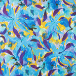 Satin imprimé aquarelle Bleu - Ribes y Casals
