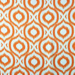 Satin imprimé Checker Geo Print Orange - Ribes y Casals