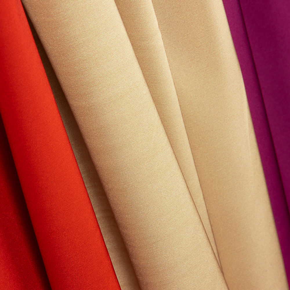 Satin Polyester Dégradé Fraise - Ribes y Casals