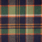 Mouflon à carreaux vert forêt, orange et bleu marine - Ribes y Casals