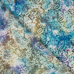 Popeline Batik Bangui Turquoise - Ribes y Casals
