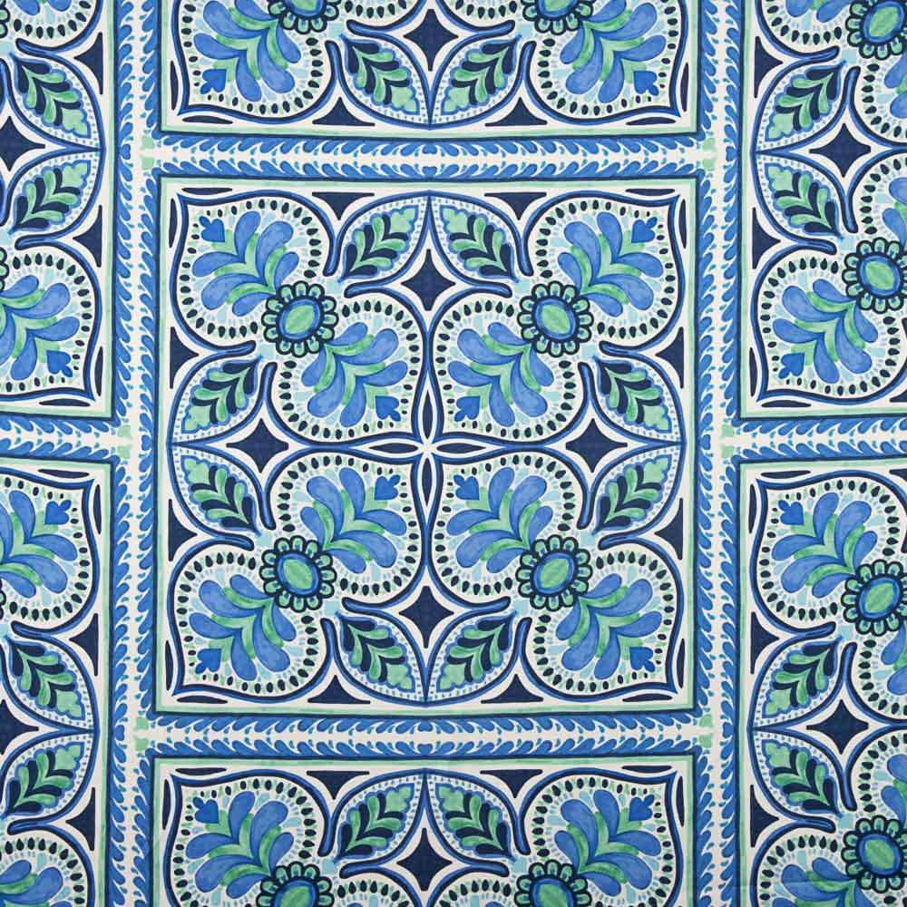 Satin Polyester Bleu Vienne - Ribes y Casals