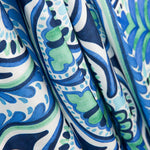 Satin Polyester Bleu Vienne - Ribes y Casals