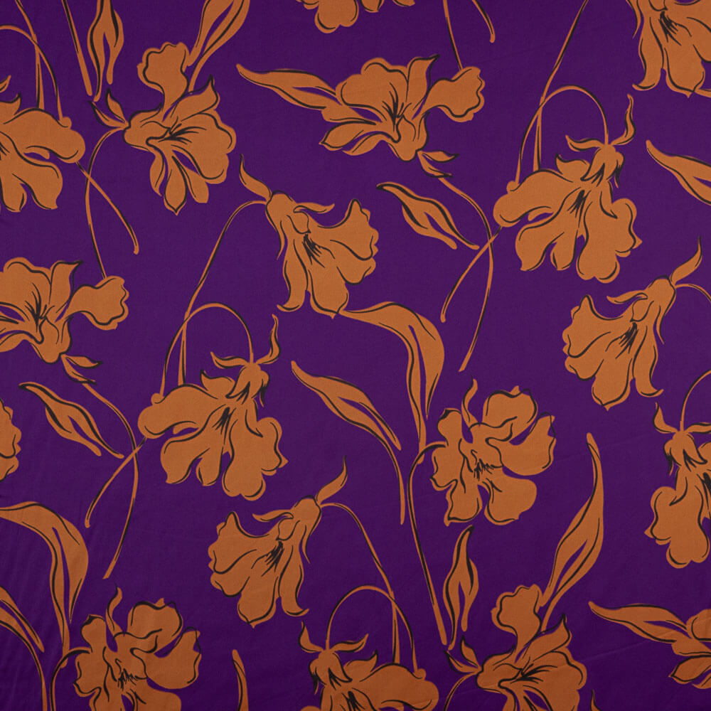 Satin Polyester Joli Violet - Ribes y Casals