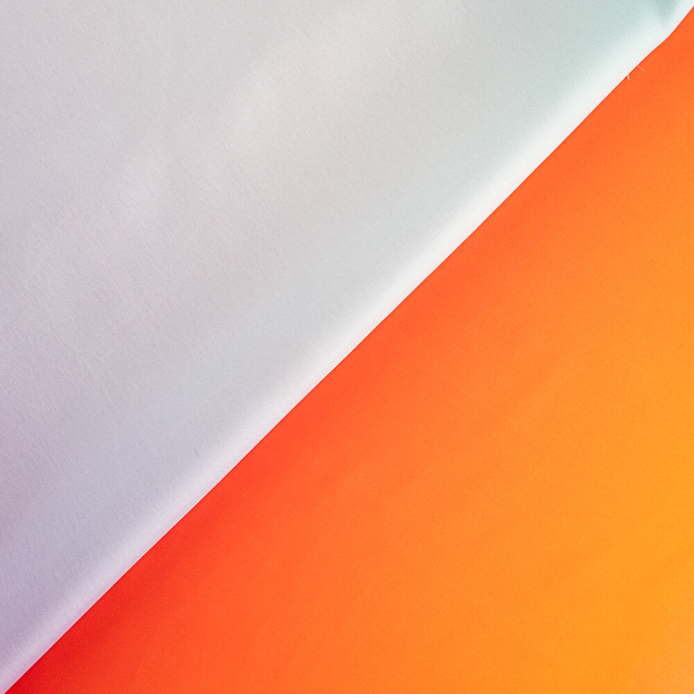 Satin imprimé fraises arc-en-ciel - Ribes y Casals