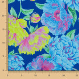 Satin Polyester Bleu Citron - Ribes y Casals