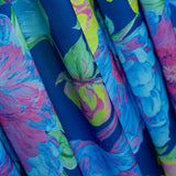 Satin Polyester Bleu Citron - Ribes y Casals