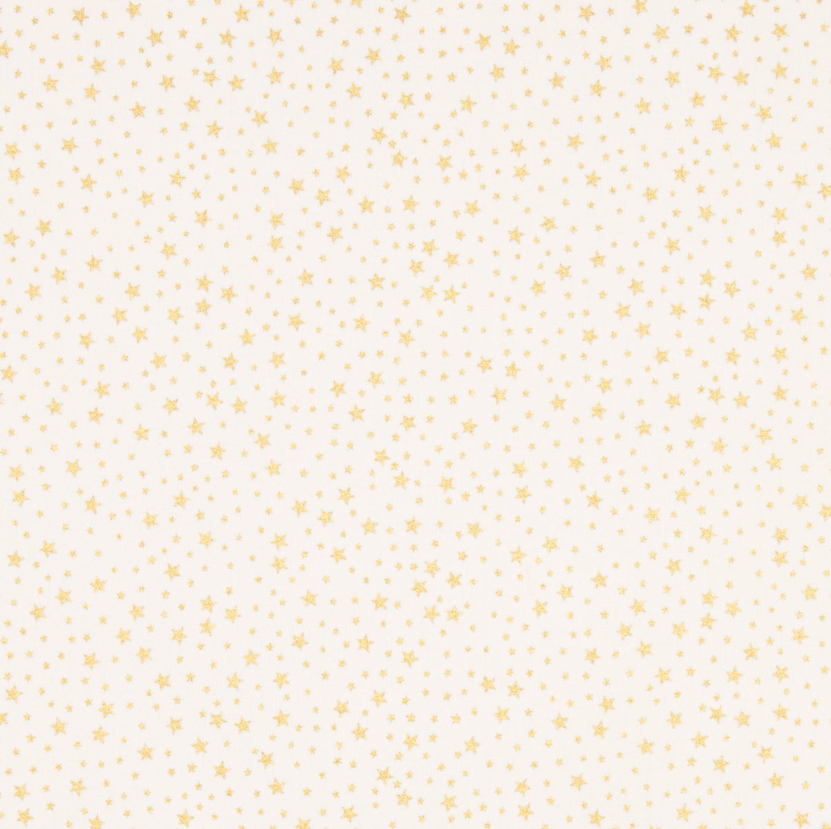 Popeline de coton écru Etoiles - Ribes y Casals