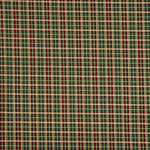 Retal Popelín Algodón Cuadros Noel Verde 50x140 cm - Ribes y Casals