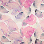 Satin imprimé aquarelle rose - Ribes y Casals