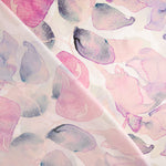 Satin imprimé aquarelle rose - Ribes y Casals
