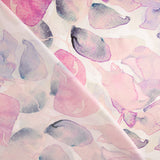 Satin imprimé aquarelle rose - Ribes y Casals
