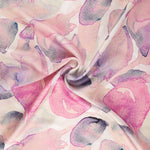 Satin imprimé aquarelle rose - Ribes y Casals