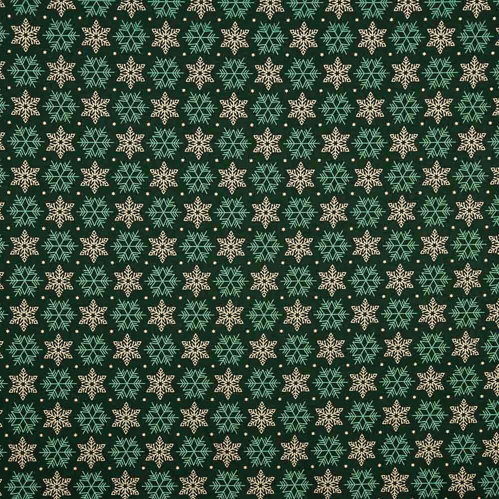 Popeline de Coton Vert Polaris - Ribes y Casals