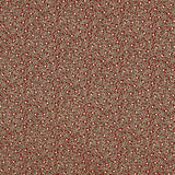 Popeline de Coton Rouge Houx de Noël - Ribes y Casals