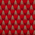 Popeline De Coton Rouge Sapin - Ribes y Casals