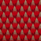 Popeline De Coton Rouge Sapin - Ribes y Casals