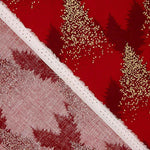 Popeline De Coton Rouge Sapin - Ribes y Casals