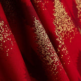 Popeline De Coton Rouge Sapin - Ribes y Casals