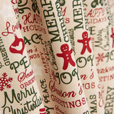 Popeline Noël Ecru Hou - Ribes y Casals