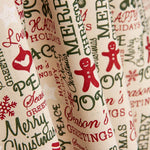 Retal Popelín Navidad Hou Crudo 200x140 cm - Ribes y Casals