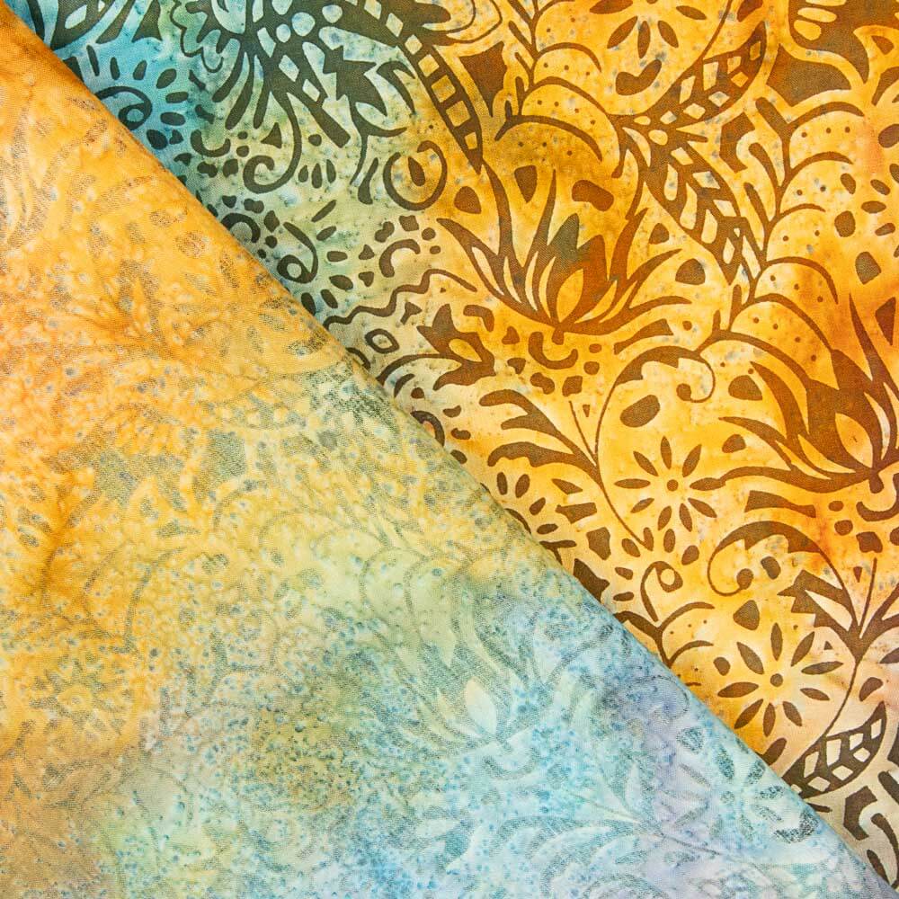 Batik popeline Malabo Multicolore - Ribes y Casals