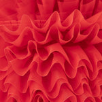 Ruban Plissé 6 cm Rouge - Ribes y Casals